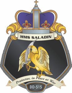 Ship Crest of HMS Saladin